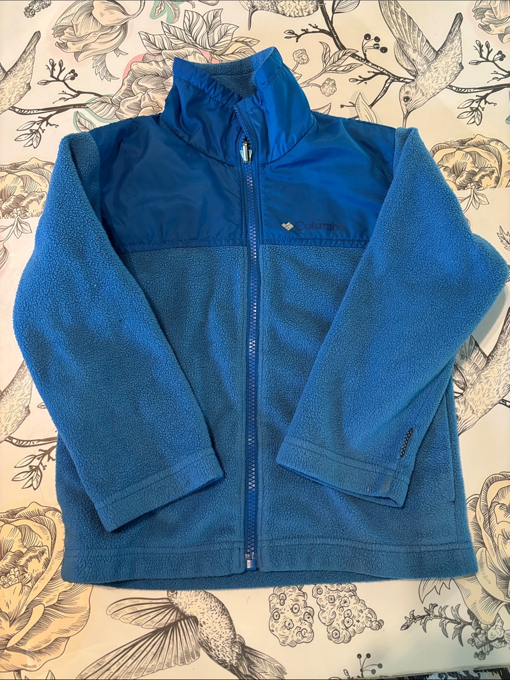 Columbia Kids Royal Blue Full-Zip Puffer-Fleece Jacket